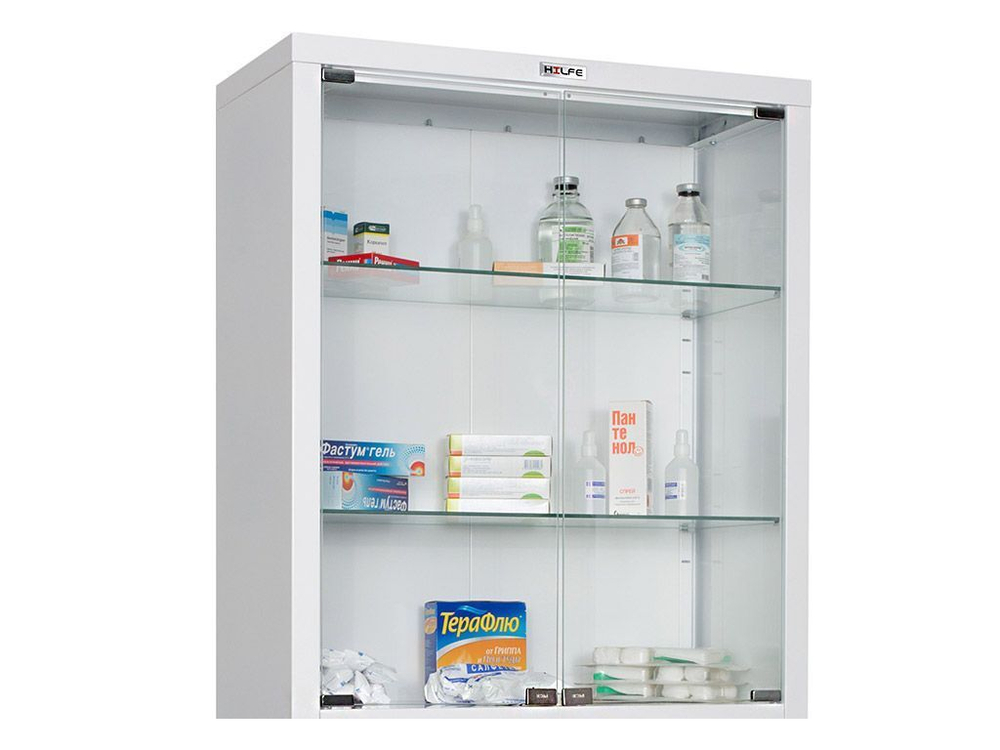 Медицинский шкаф для медикаментов HILFE МД 2 1670/SG