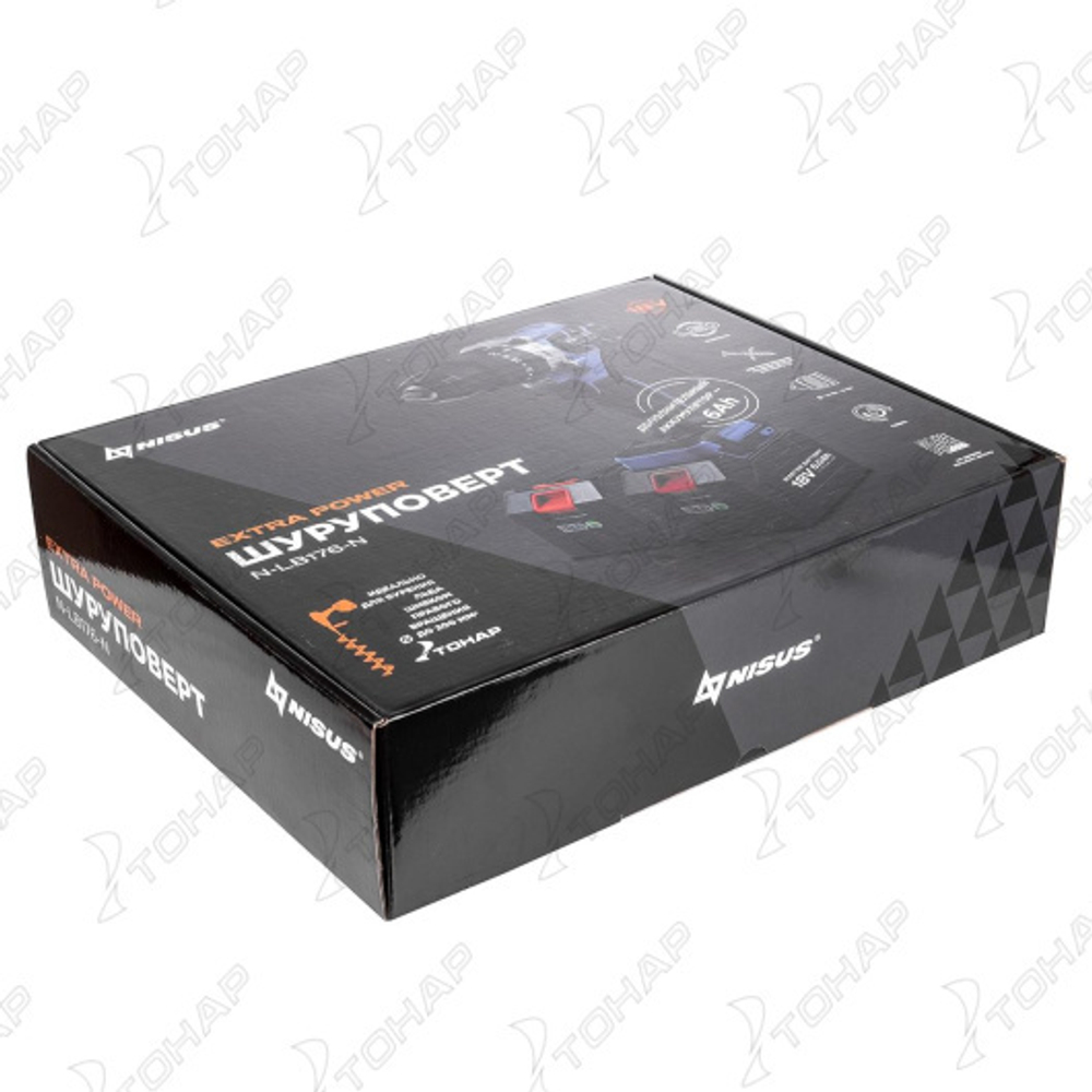 Шуруповерт-электробур 18V 6A 120 Нм (N-LB176-N) Nisus