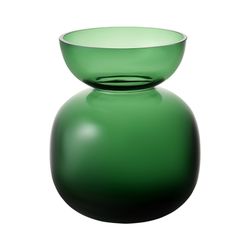 Ваза Florum, 20 см, изумрудная