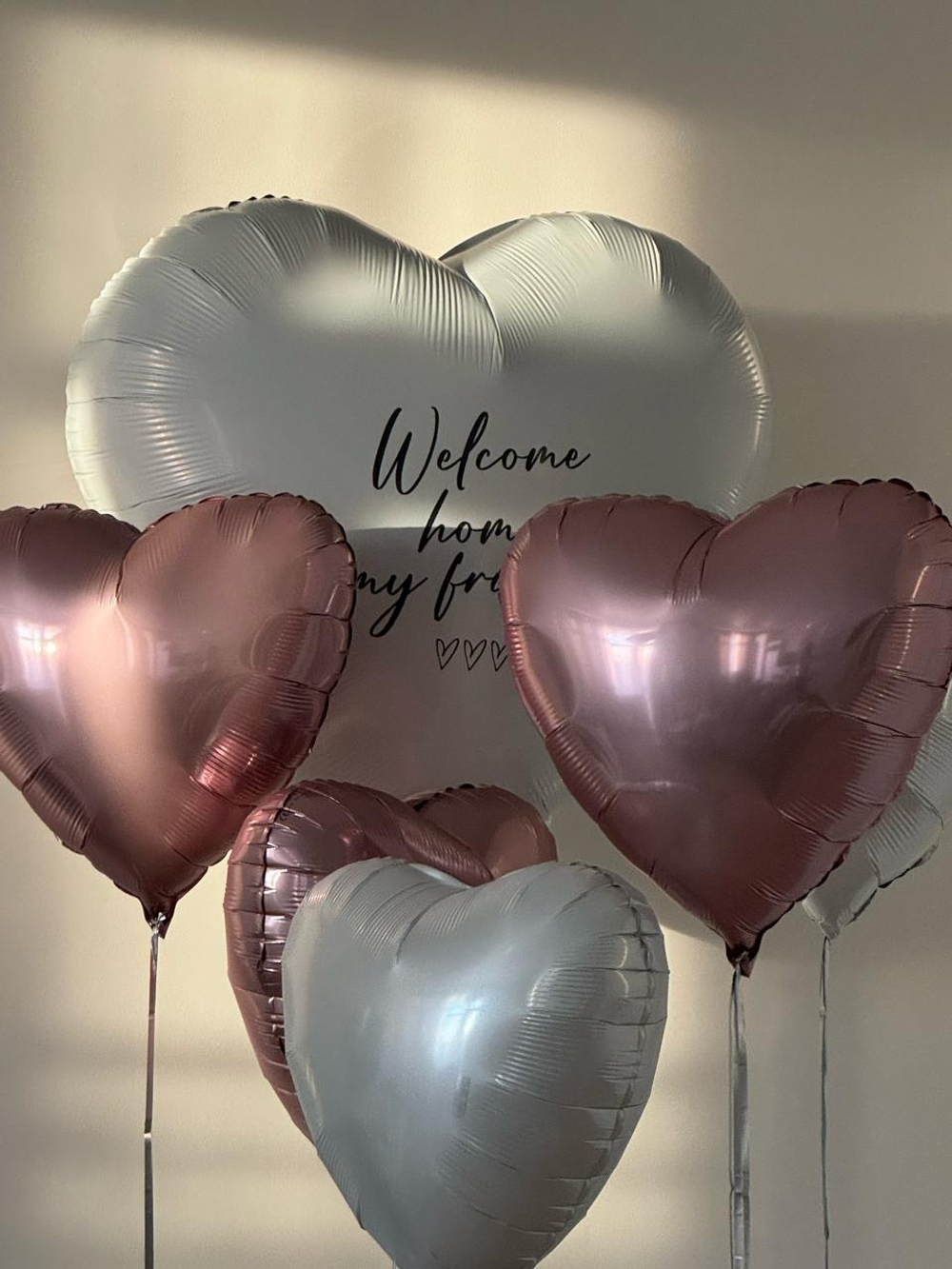 Набор шаров Парящие сердца