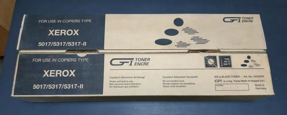 Тонер туба 400г Xerox 14100006 черный для Xerox 5017/5317 006R90168