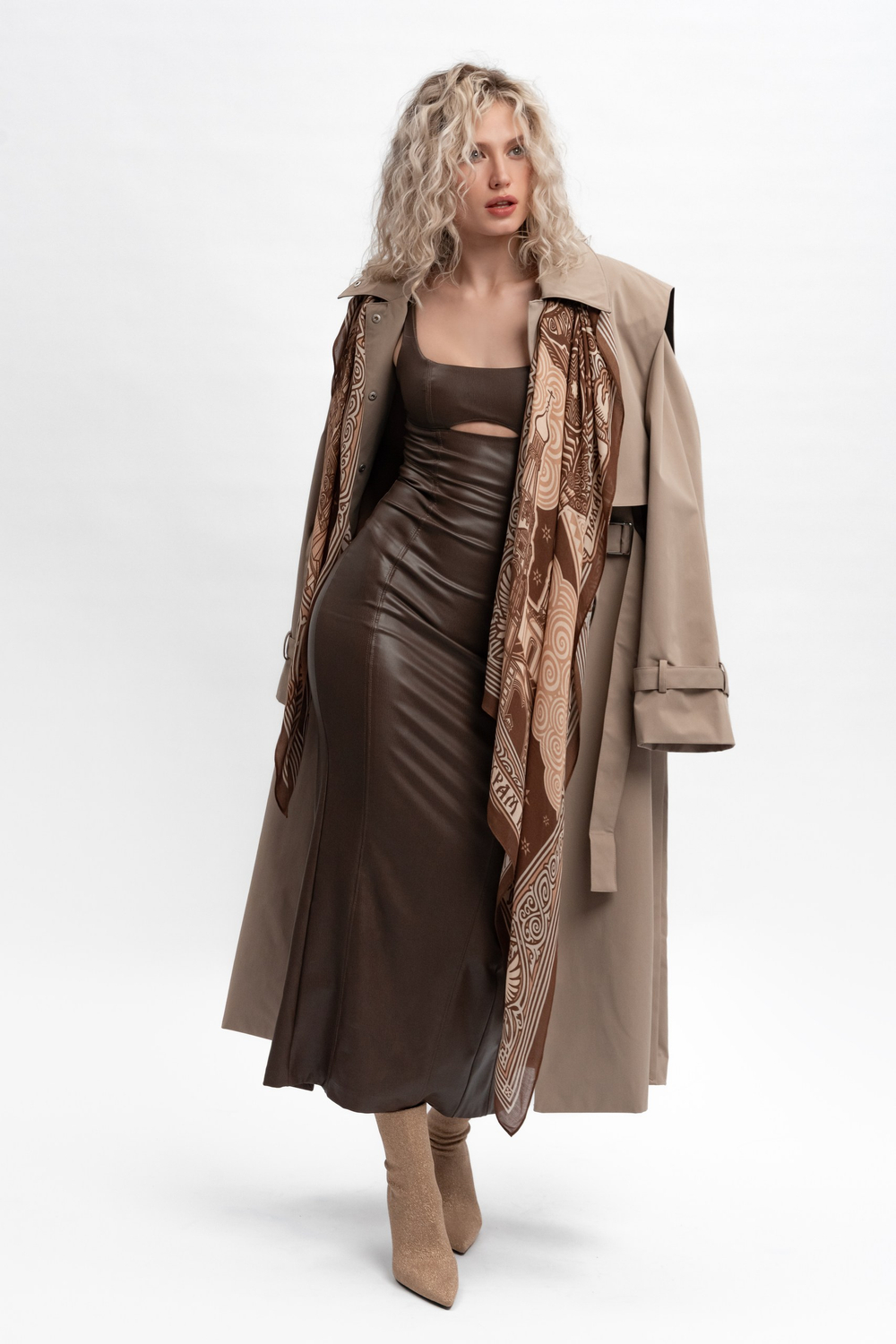 Палантин «День Народного единства» 100% вискоза