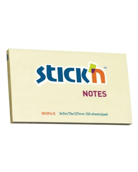 Карточки с клеевым слоем STICK N HOPAX, 76*127 мм, 100 листов в упаковке