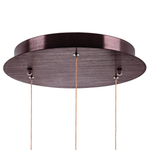 801090 Люстра SFERETTA LED 9х1,35W 600LM КОФЕЙНЫЙ/ПРОЗРАЧНЫЙ 3000K