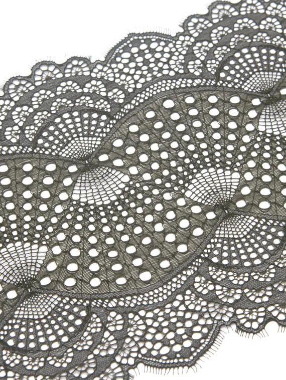 03-167 Кружево эластичное 22 см, хаки