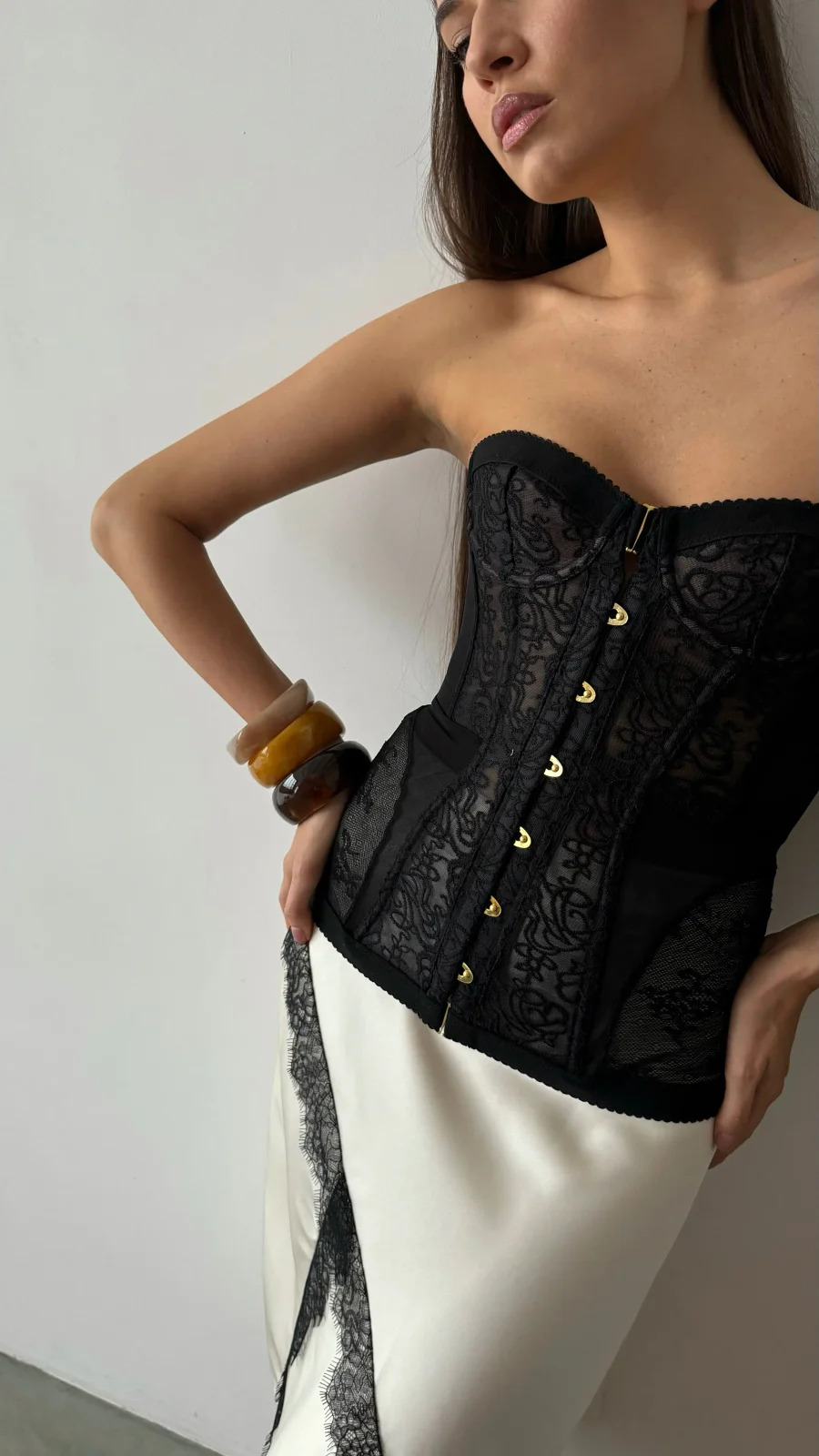 Корсет Naked, Черный