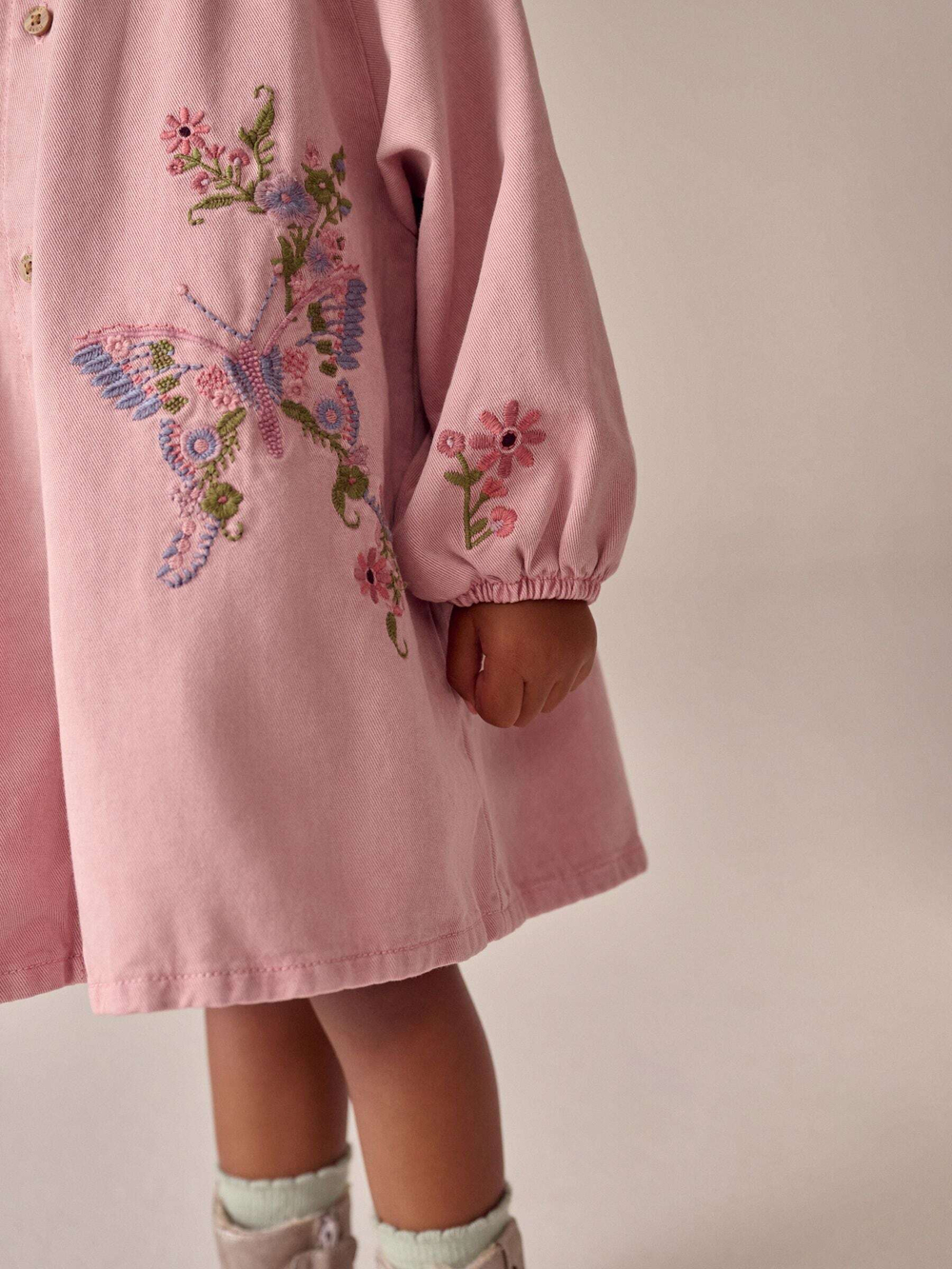 Платье для девочки Next F69-760, Розовый