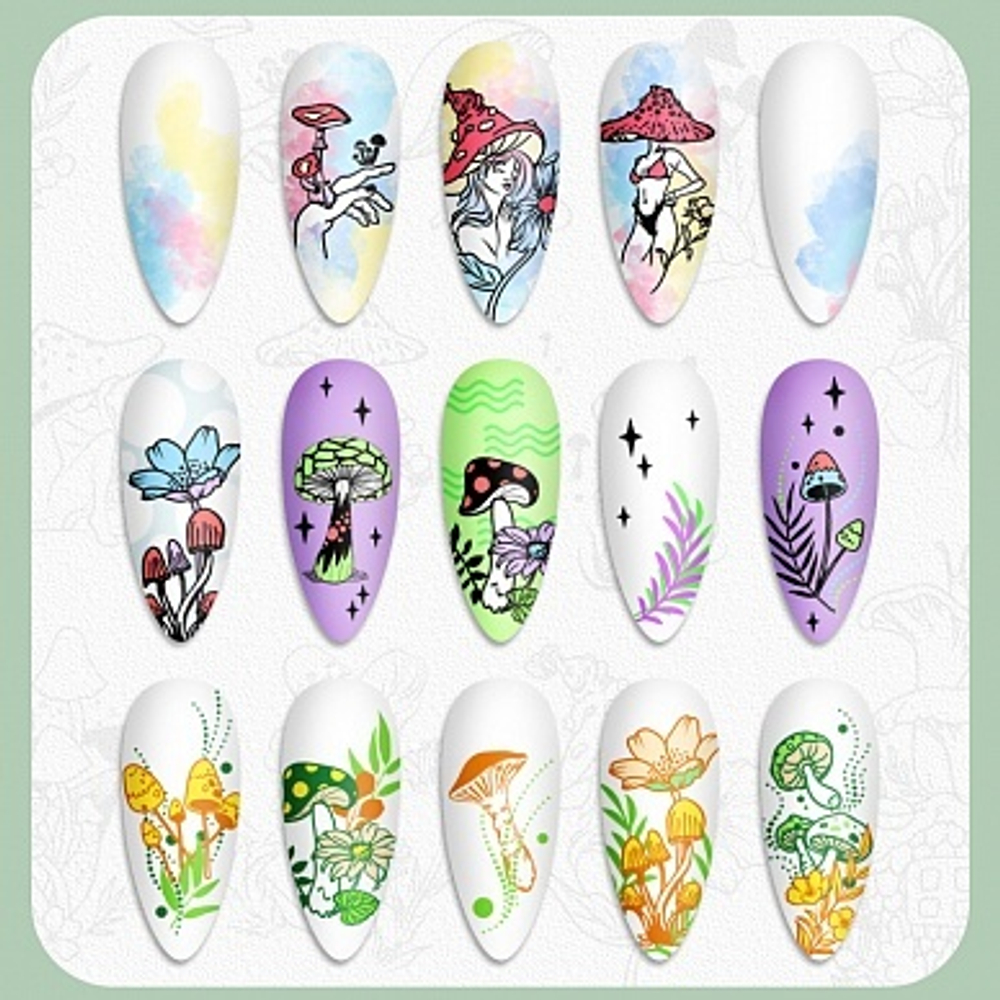 Пластина для стемпинга Born Pretty 12*6 см 51725 BP-L003 Pure world