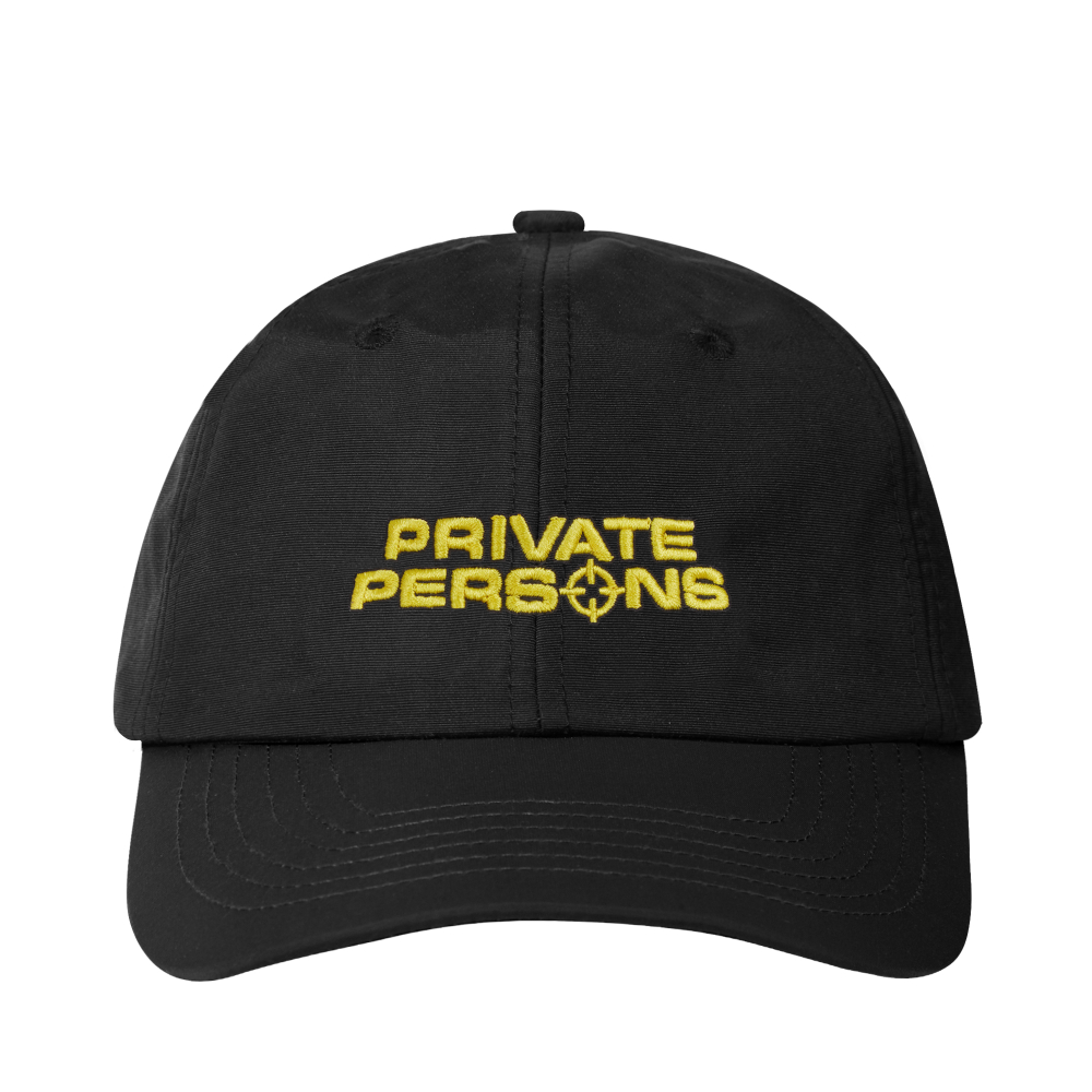 PP LOGO CAP — YELLOW/BLACK (NYLON)