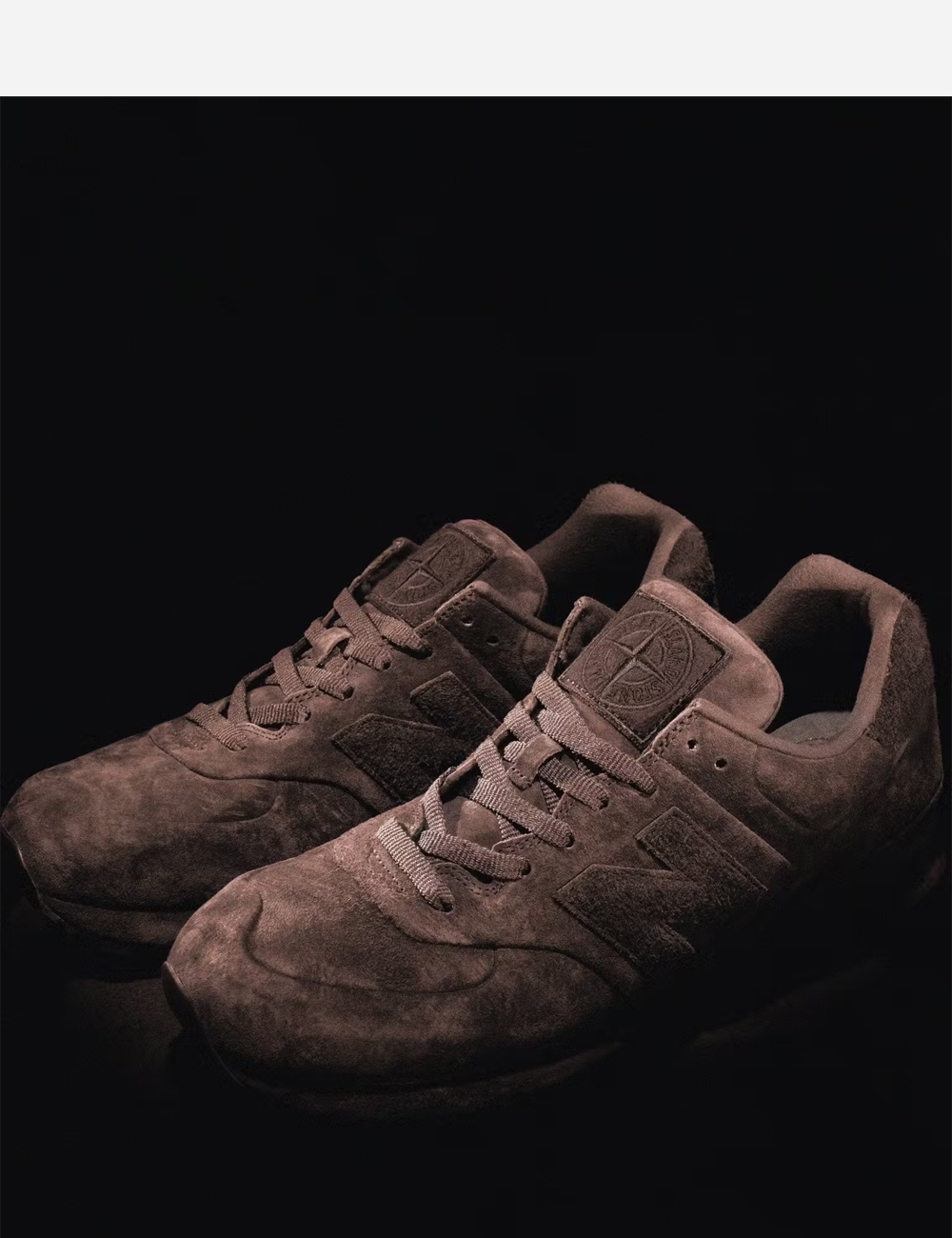 New Balance x Stone Island 574 Ghost "Dark Brown"