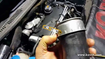 Замена патрубка интеркулера