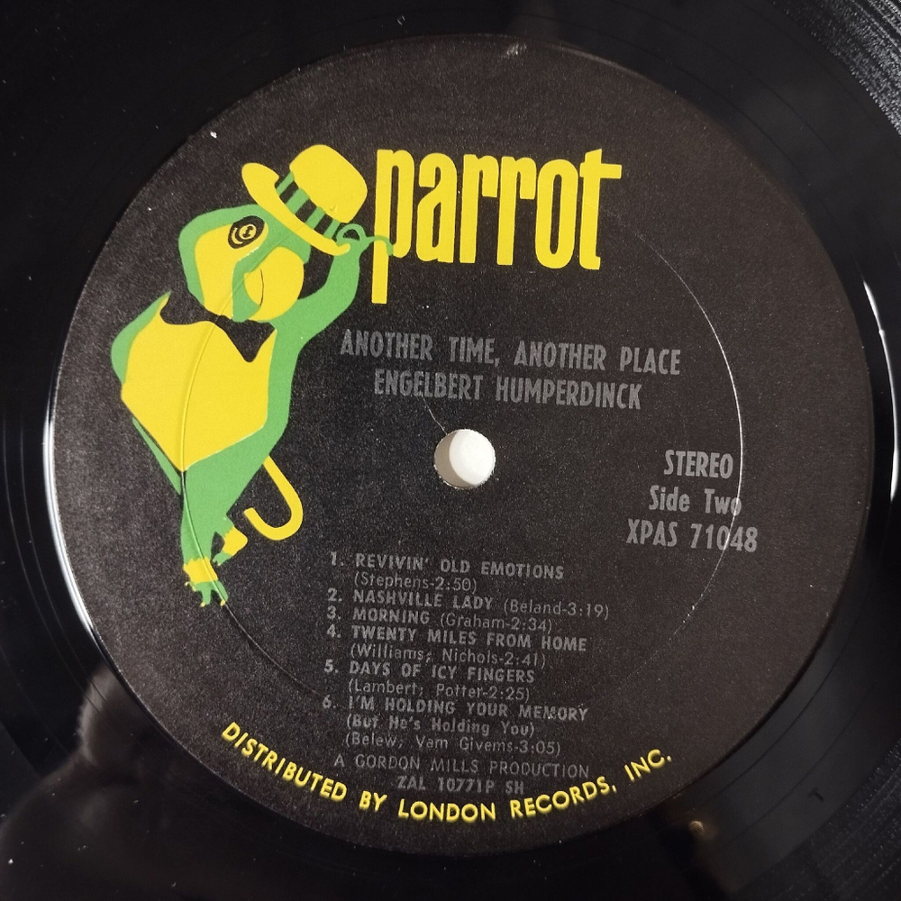 Винтажная виниловая пластинка LP Engelbert Humperdinck Another Time, Another Place (USA 1971)