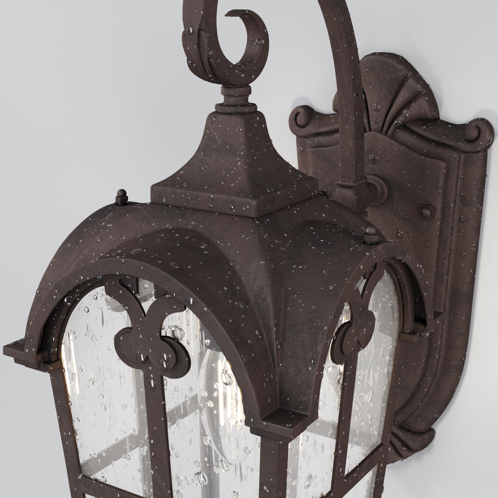 Уличный настенный светильник Outdoor O413WL-01BZ