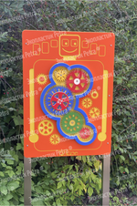 Уличный игровой развивающий модуль Занимательная механика