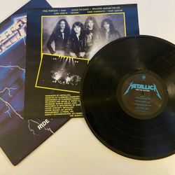 Винтажная виниловая пластинка LP Metallica Ride The Lightning (США 2008)