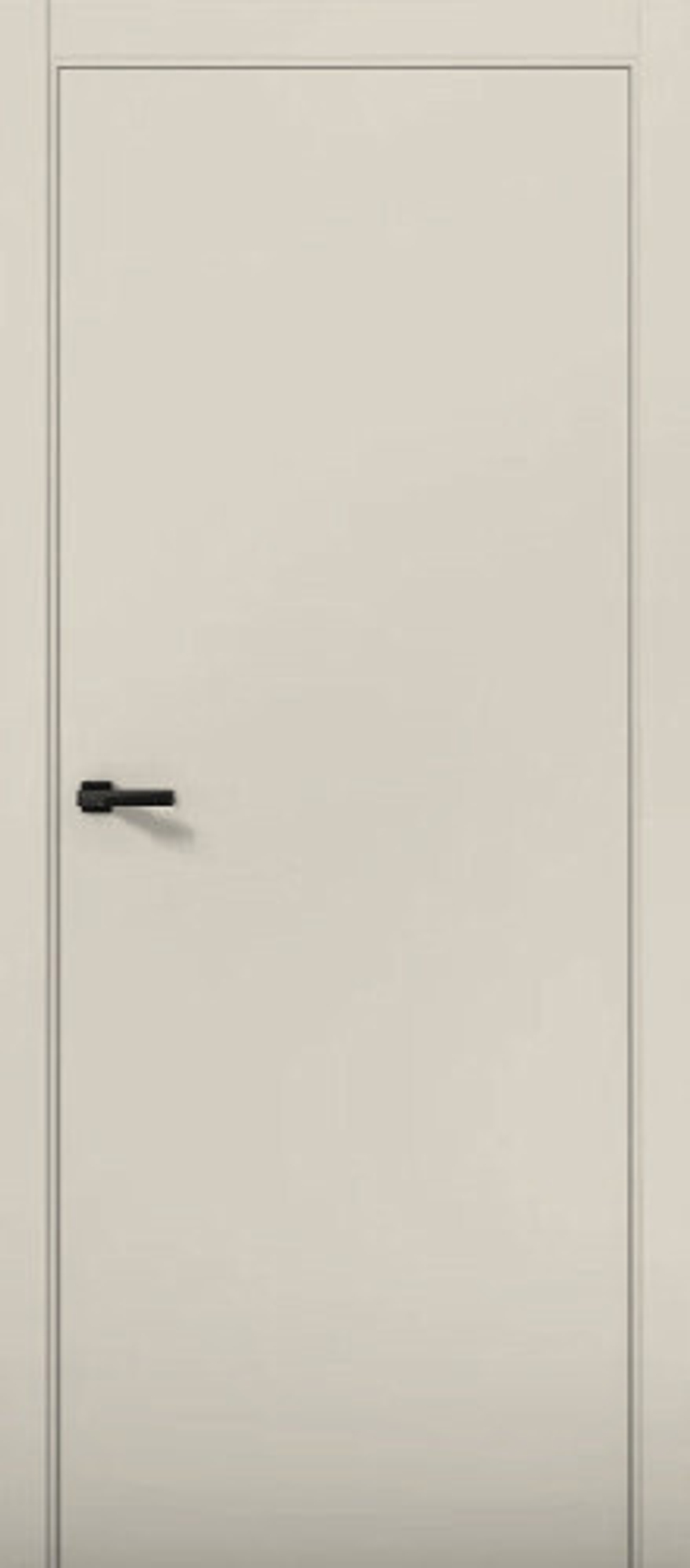 Межкомнатная дверь Turen Becker Fox 0 (черная АБС кромка) Кварцит ПЭТ