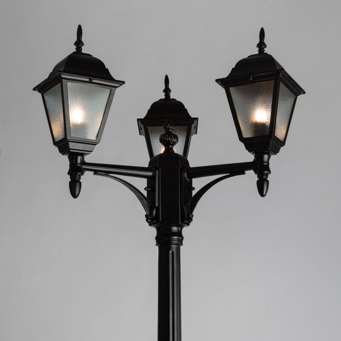 Садовый светильник Arte Lamp A1017PA-3BK