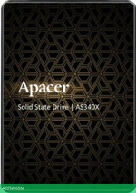 SSD диск Apacer AS340X 120GB Bulk (AP120GAS340XC)