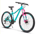 Велосипед 27.5" Stels Miss-7500 MD, рама 16,Мятный матовый