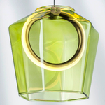 796114 Люстра CARAMELLO LED 6W 110LM КОФЕЙНЫЙ/ЗЕЛЕНЫЙ 3000K