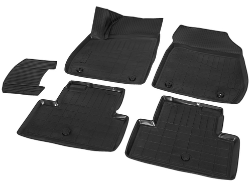 Коврики в салон автомобиля Rival для Opel Zafira Tourer C компактвэн 2011-2016, полиуретан, с крепежом, 5 частей, 14207002