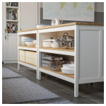 Стол-остров кухонный - IKEA TORNVIKEN, 126х77х90 см, коричневый/белый, ТОРНВИКЕН ИКЕА