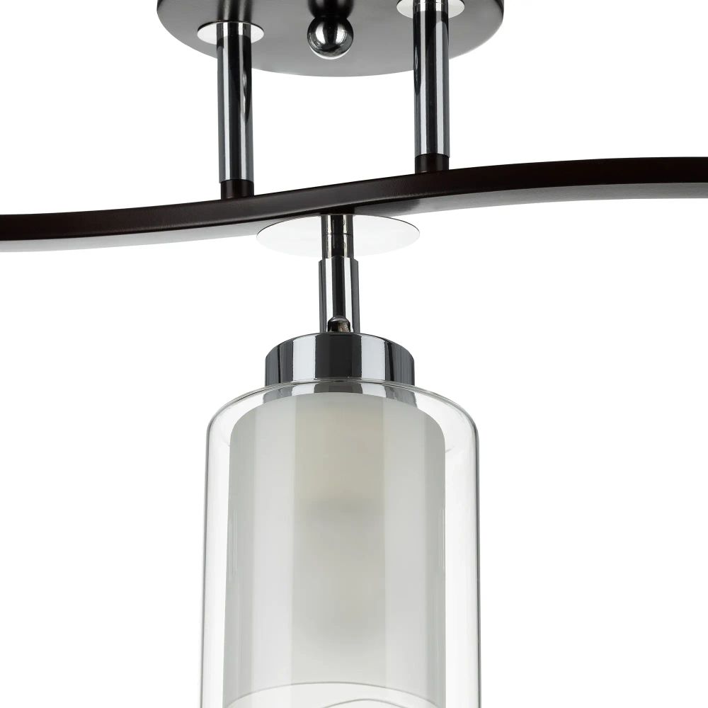 Citilux Фортуна CL156132 Люстра с поворотными плафонами Венге Хром