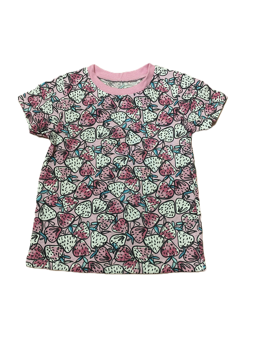 Футболка на девочку из кулирки (100% хлопок) на рост 104 см