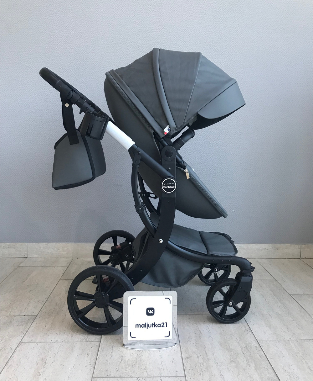 Детская коляска трансформер Aimile PRO (Dark Grey A5-6)