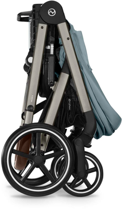 Cybex Детская коляска Balios S Lux BLK 2 в 1 цвет Stormy Blue