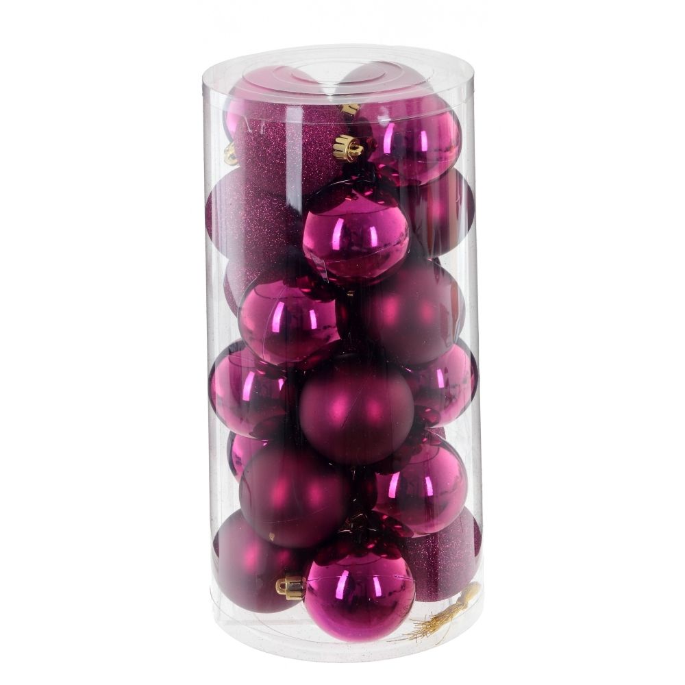 GAEM Набор из 24шт Украшение новогоднее "Шар", D 6 см, L14 W14 H30,5 см