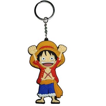 Брелок One Piece. Большой куш "Манки Д. Луффи", р-р 8,3 см