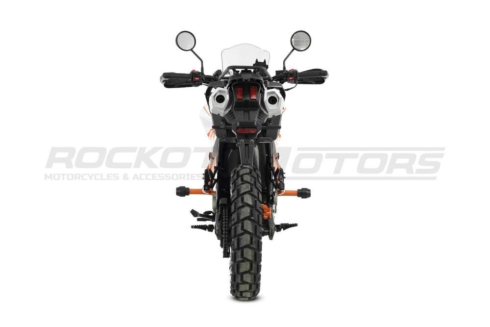 Мотоцикл турэндуро ROCKOT HOUND 2.0 (белый/оранжевый)
