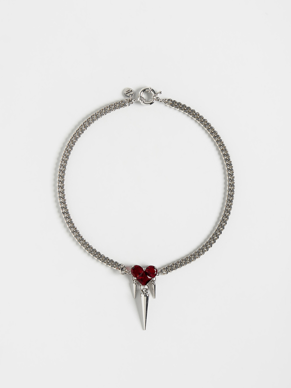 Колье "Red Soul Trio" Silver