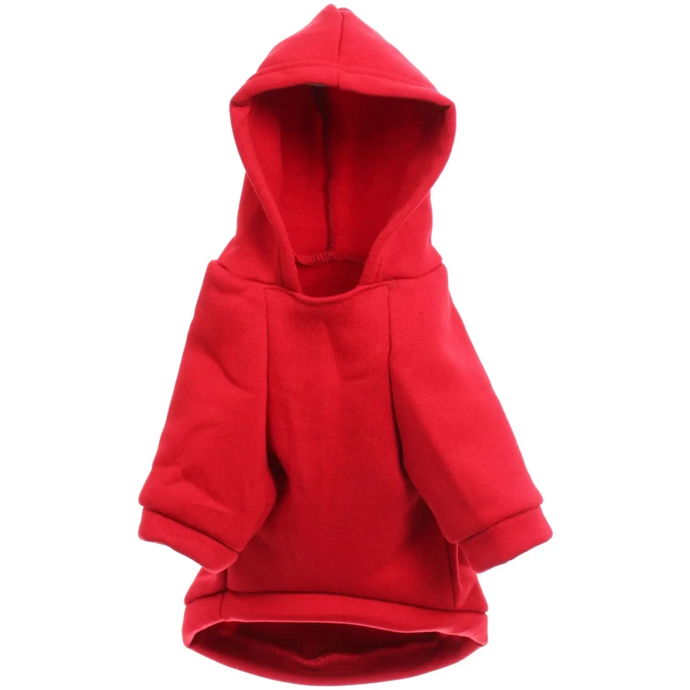 Кофта - толстовка для мелких пород собак «BRO Style», цвет бордовый, р L (на флисе)