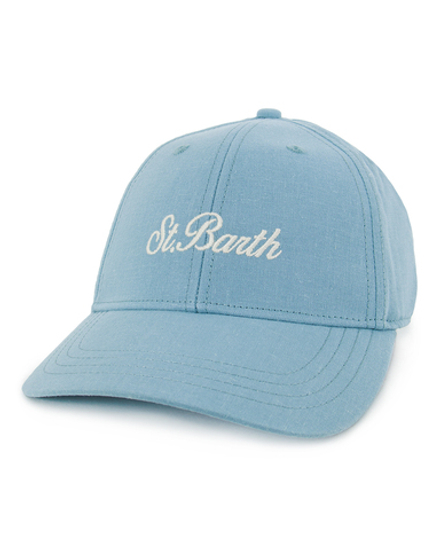 Кепка MC Saint Barth CATCER LINEN 31 голубой лён