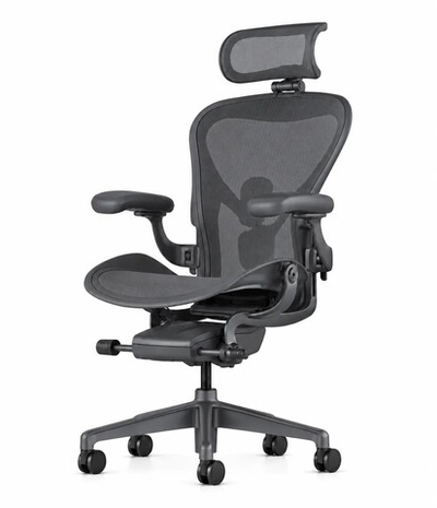 Кресло Herman Miller Aeron Graphite Matte, размер A