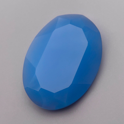 Овал К9, Milky Blue Unfoiled