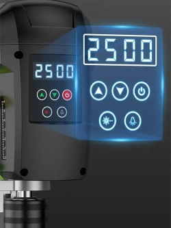 Станок сверлильный настольный BG-516809 для широкого спектра материалов, 0-2500 об/мин, 400 Вт, плавная регулировка оборотов, стационарная дрель с лазерным указателем