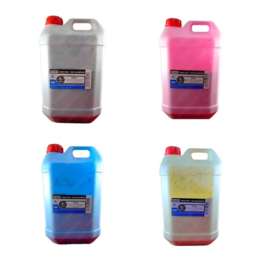 Комплект тонера B&amp;W OPR-804 для OKI C610, C810, C830, C9650 (Tomoegawa 4x1кг), CMYK