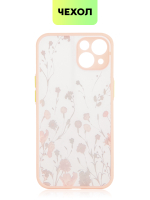 Чехол BROSCORP для Apple iPhone 13 оптом (арт. IP13-ST-TPU-PINK-PRINT)