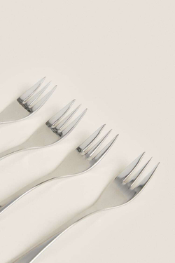 ZARA HOME НАБОР ВИЛОК ДЛЯ ЗАВТРАКА, СТАЛЬНОЙ