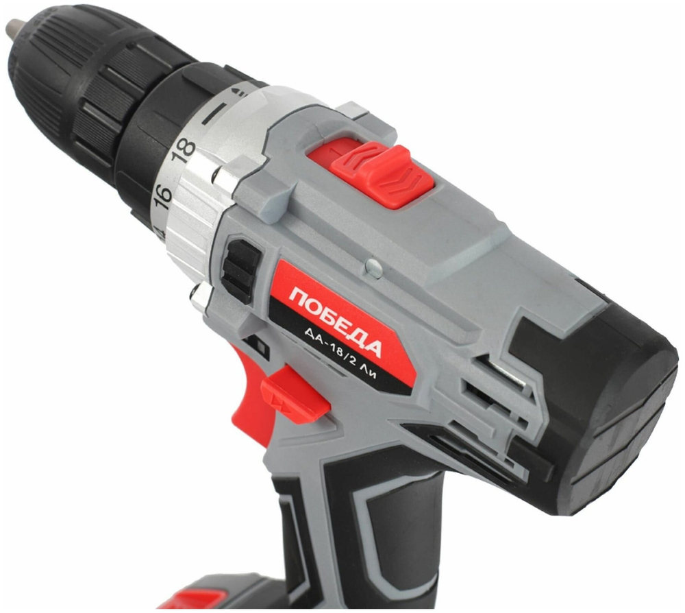 Аккумуляторная дрель-шуруповерт Победа ДА-18/2 Ли