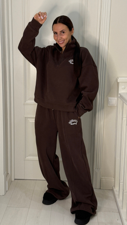 Костюм утепленный спортивный Калифорния коричневый