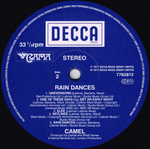 Camel / Rain Dances (LP)