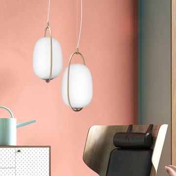 Подвесной светильник в скандинавском стиле с плафоном из матового стекла WELL