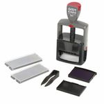 Датер самонаборный 4 строки+дата, оттиск 58х36 мм синий, GRM 5465 HUMMER,КАССА В КОМПЛЕКТЕ, 112000110