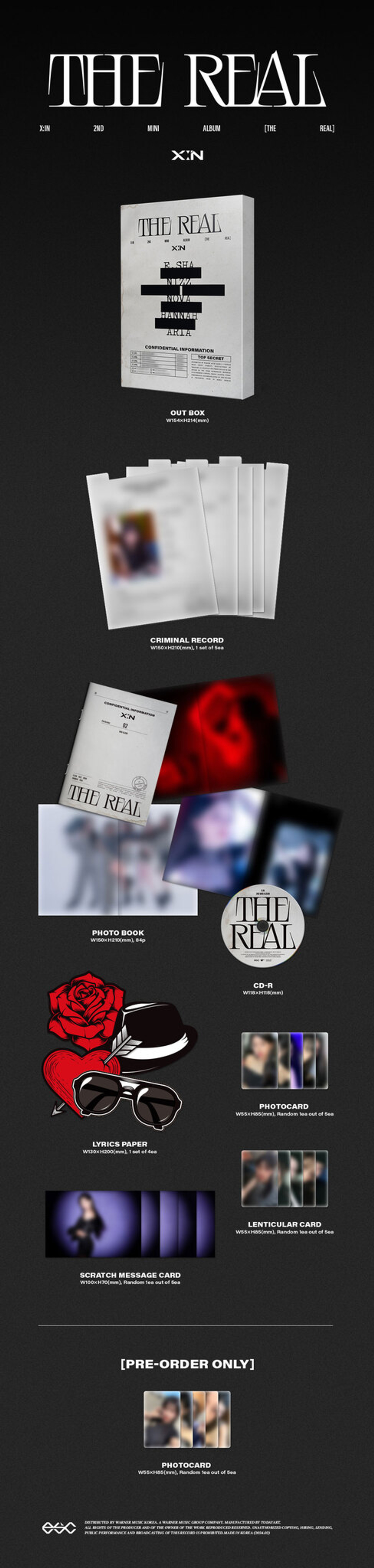 Альбом X:IN - 2ND MINI ALBUM [THE REAL]