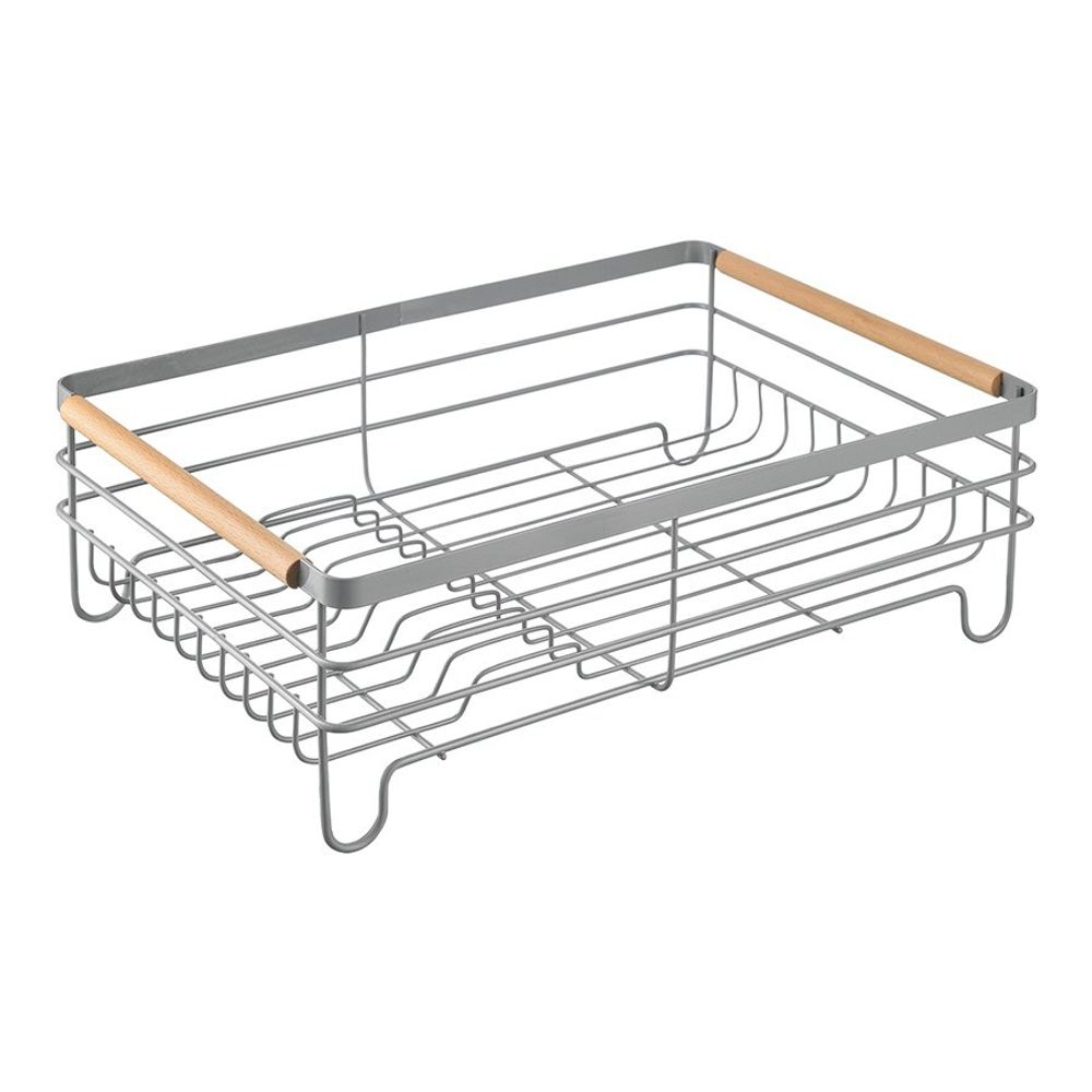 Сушилка для посуды и столовых приборов Granli WNM-SS-DRNGR-MTPP-GR, 43 см, металл/полипропилен, серый