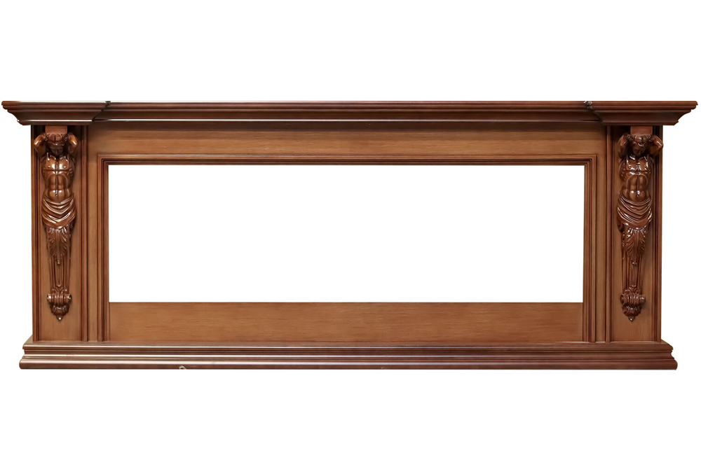 Каминокомплект Sparta 60 - Орех с очагом Vision 60 LED